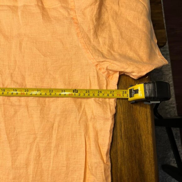 Tommy Bahama relax Linen Orange Cream Short Sleeve Vacation XXL - Picture 5 of 6